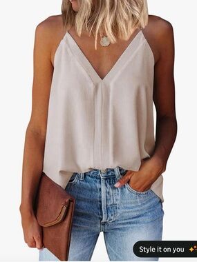 NWOT V-Neck Strappy Women's Tank